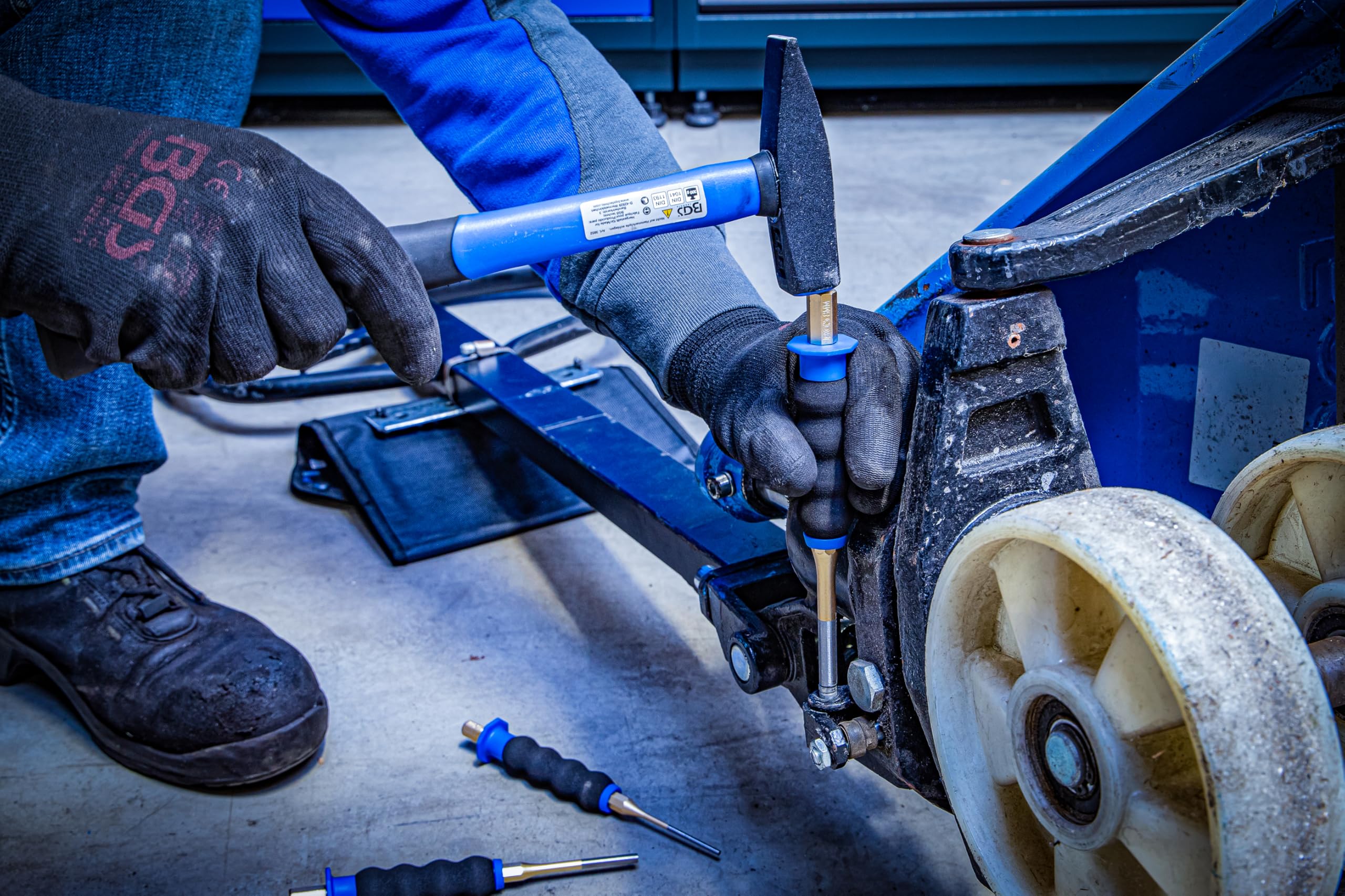 BGS 74591-6 Pin Punch with Hand Guard 180 mm 6 mm