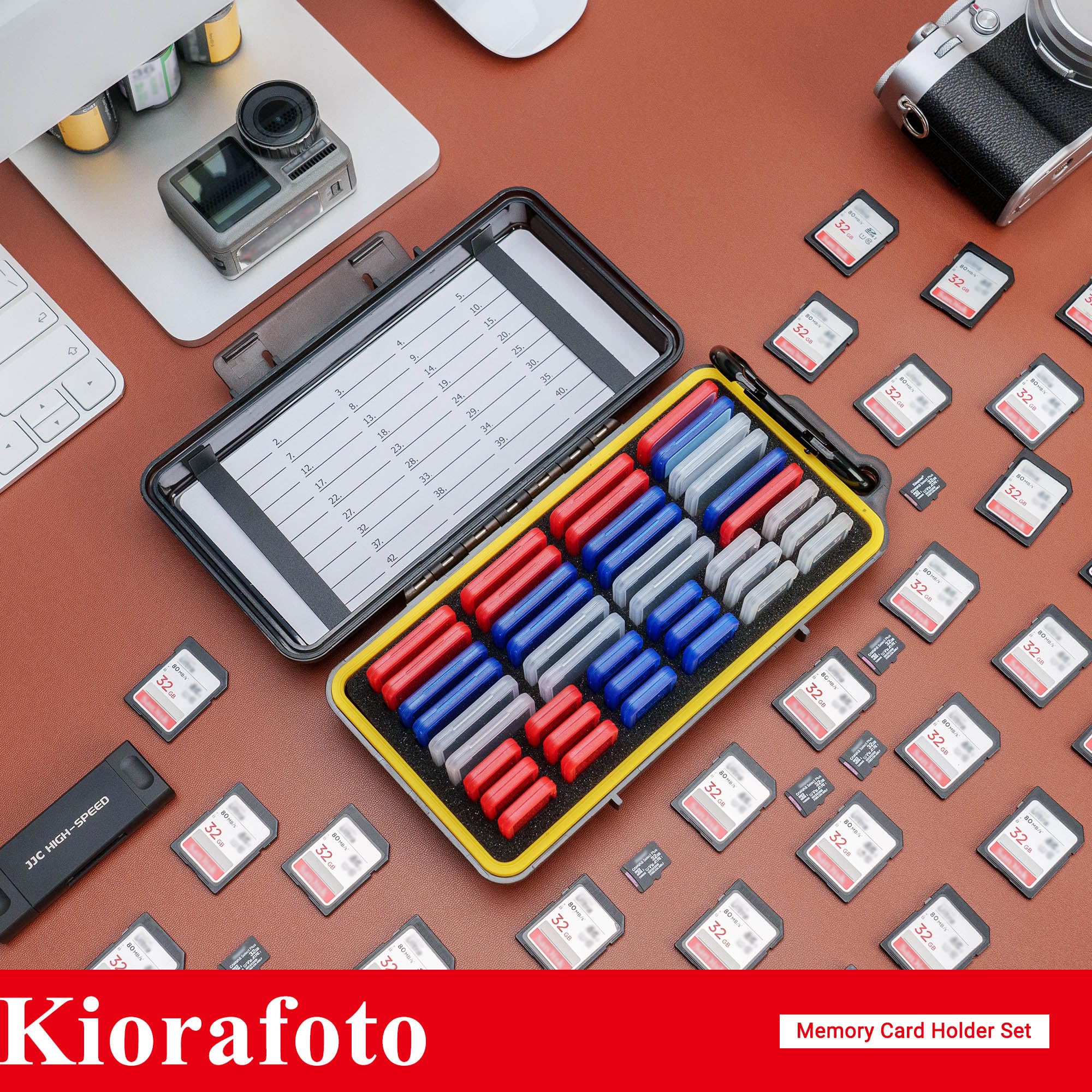 Funda para tarjeta de memoria, for 24 SD + 18 Micro SD (With Box)