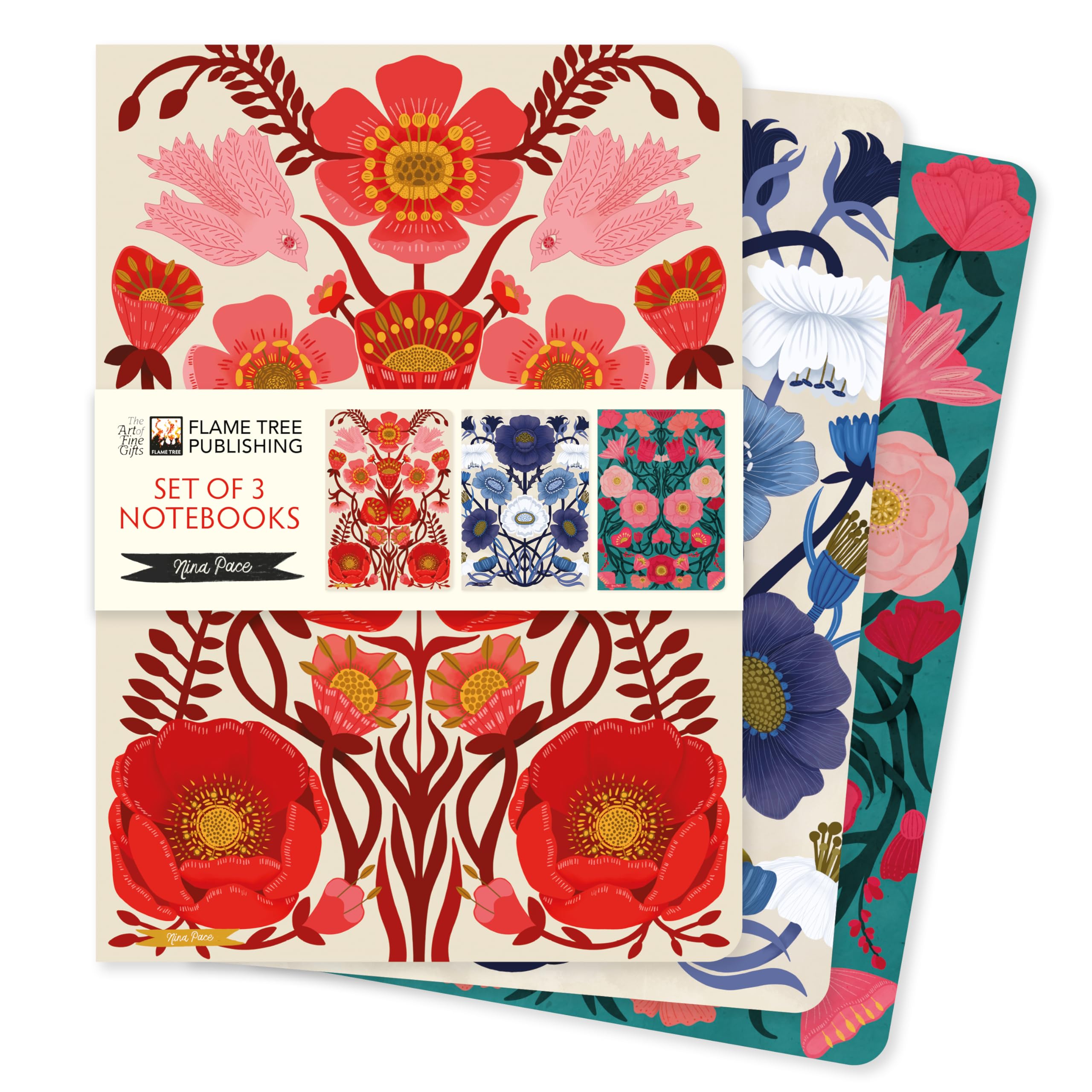 Nina Pace Set of 3 Standard Notebooks (Standard Notebook Collection)