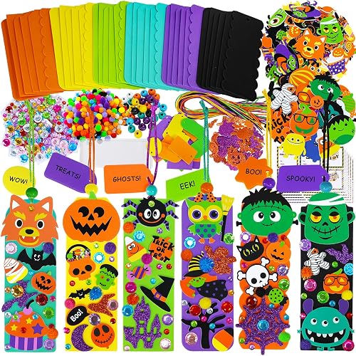 Winlyn 36 Sets Halloween Crafts Kits Holiday Fall Kids Crafts