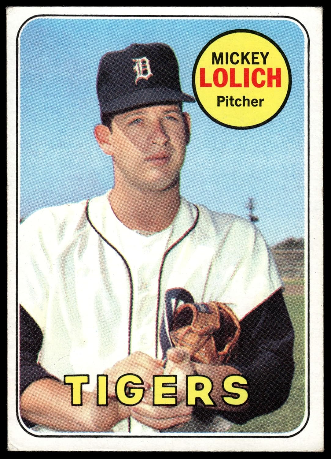 1969 Topps #270 Mickey Lolich Detroit Tigers (Baseball Card) VG/EX Tigers