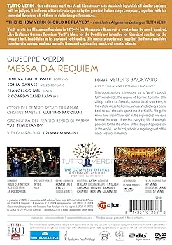 その他 Verdi: Messa Da Requiem [DVD] Claudio Abbado, Roberto Alagna, Angela Gheorghiu, Berliner