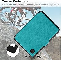 Vista 3 de Slimshell - Funda ligera de piel sintética para Kobo Clara 2E 2E de 6 pulgadas, color claro, 6 pulgadas, color celeste