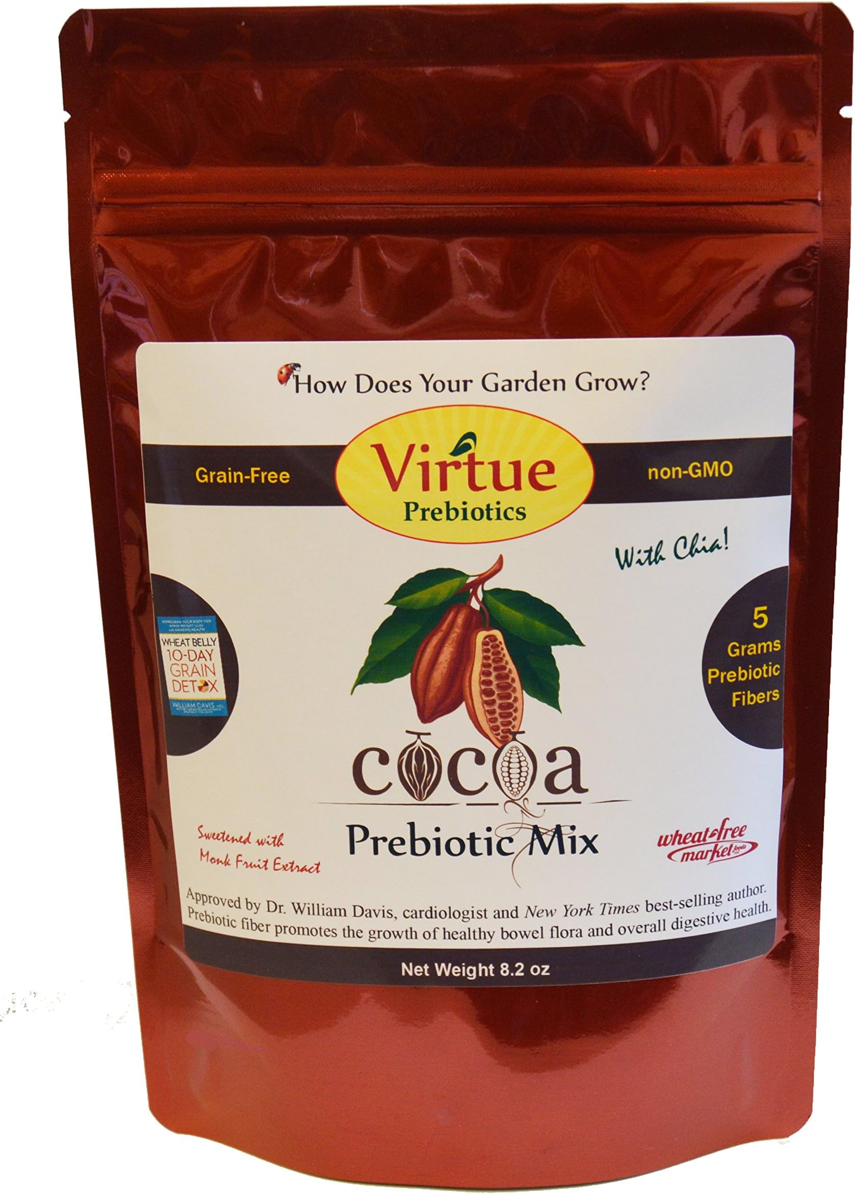 Cocoa Prebiotic Mix with Inulin and Chia