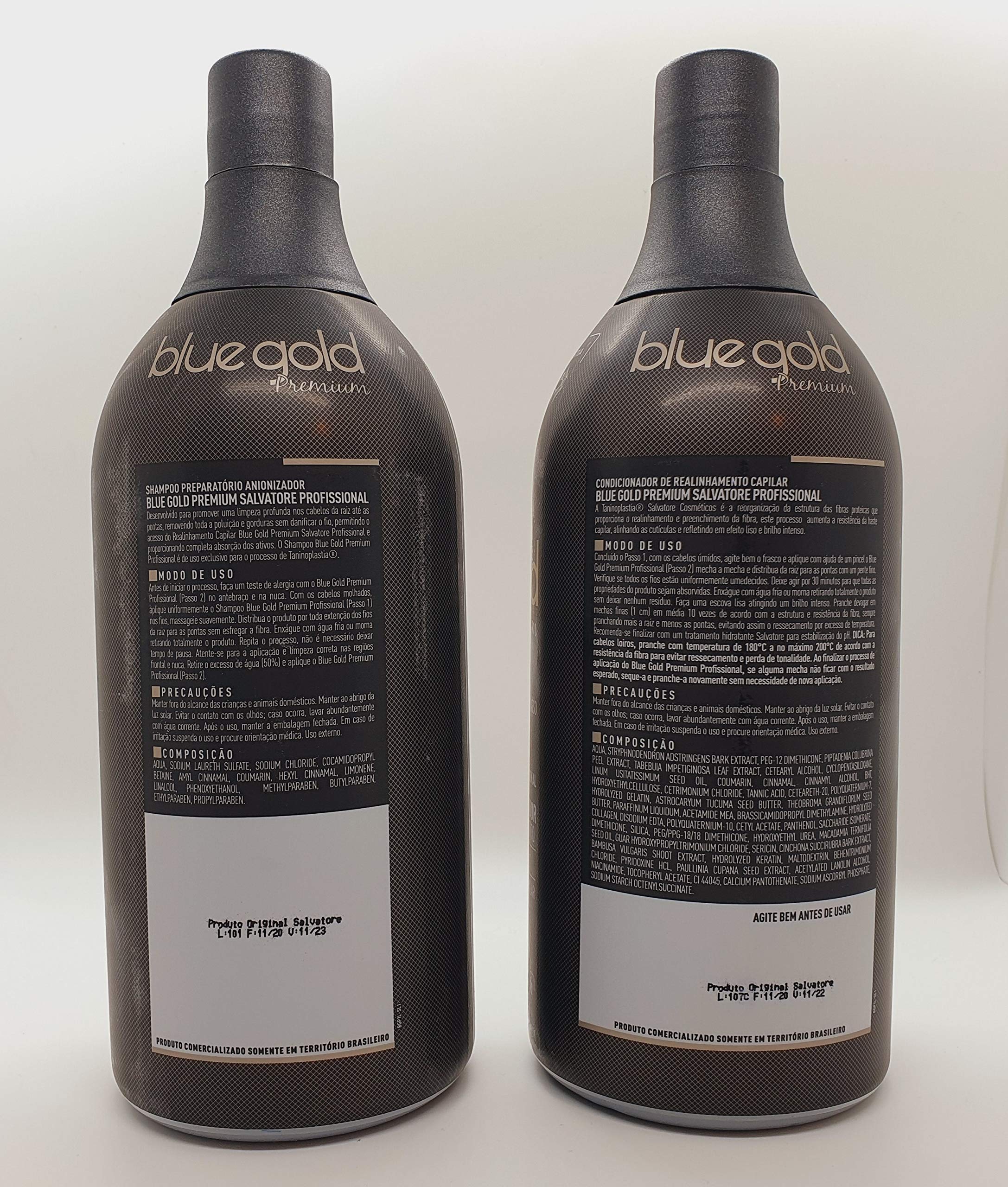 Salvatore Premium Blue Gold Premium 2x1L - Alisado Capilar