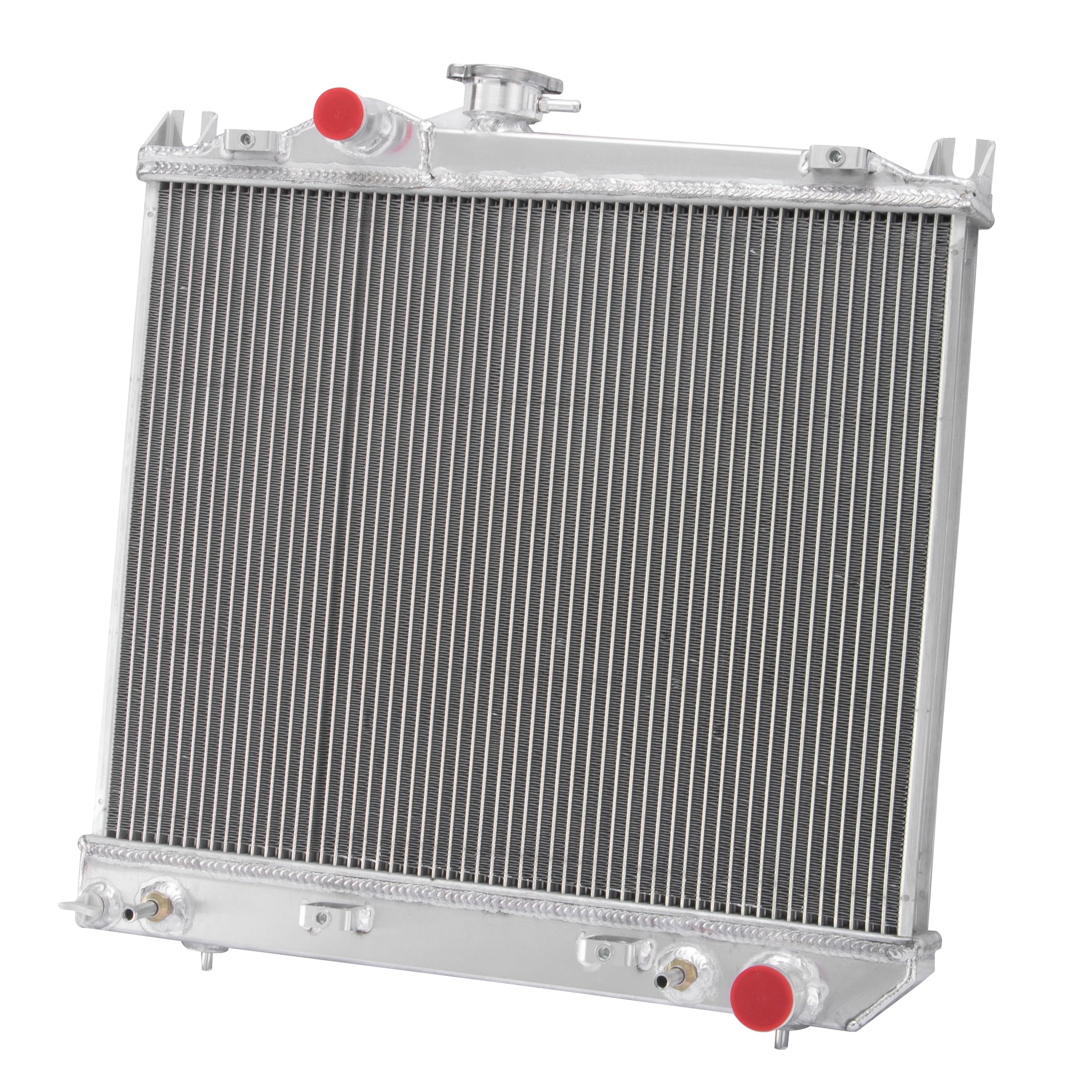 Cubauto 2 Row Aluminum Radiator For 1987-1999 1988 Dodge Dakota 2.2L 2.5L 3.9L Dodge Dakota Downflow Radiators