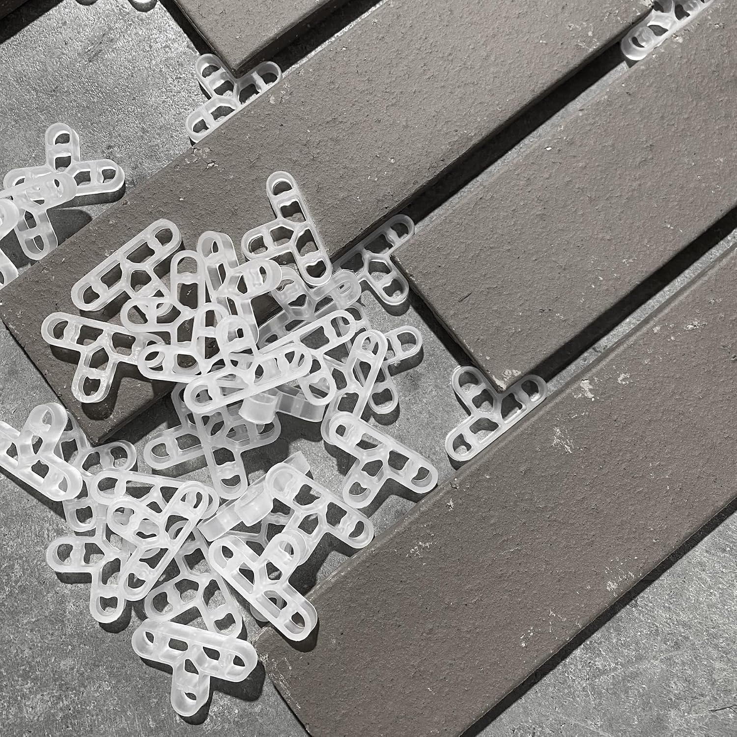 3/8 Inch Ceramic/Tile/Brick Wall Spacers for floor or Wall Installation - 420 pcs per Pack, Transparent color Plastic Spacers for Precise Grout Line Leave exact gap