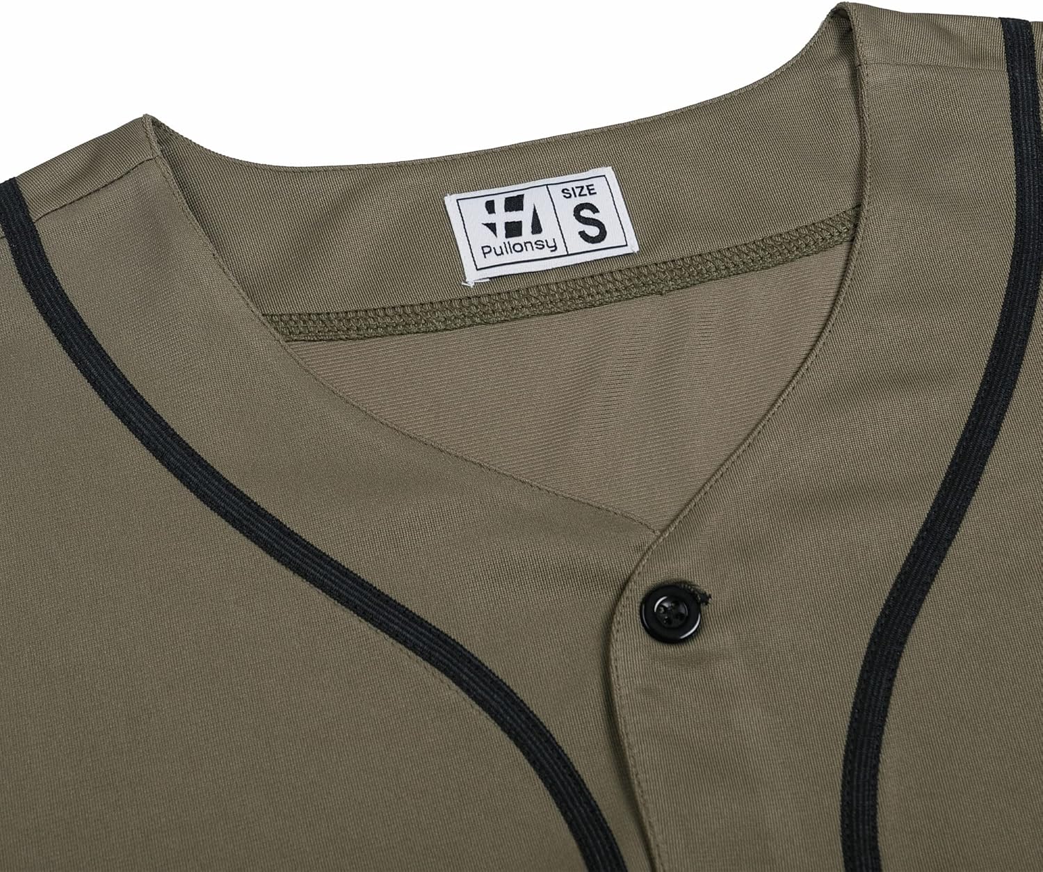 Pullonsy Blank Baseball Jersey for Men Women Full Button Up Short Sleeves Shirts Hip Hop Hipster Sports Uniforms - Image 3