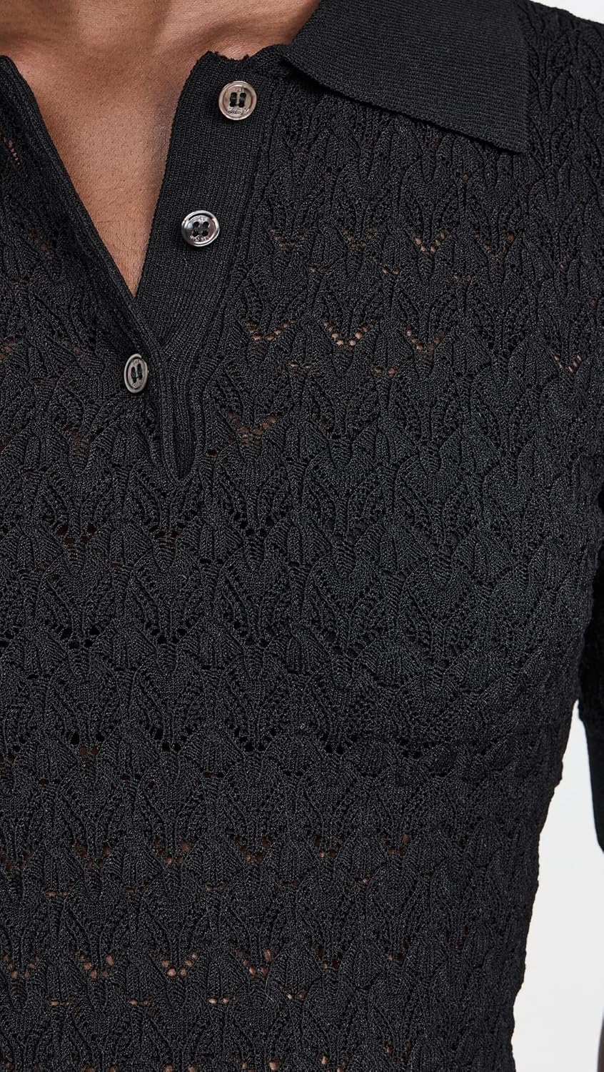 Sea Women's Rue Fine Gauge Knit Polo Sweater - Image 6