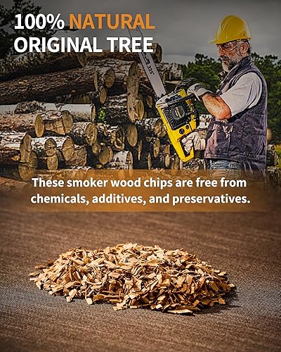 Miniatura 3 de Chips de roble de 5 onzas para ahumar, chips de madera para ahumar cócteles, chips de ahumador saborizados para la antigüedad, whisky, bourbon,