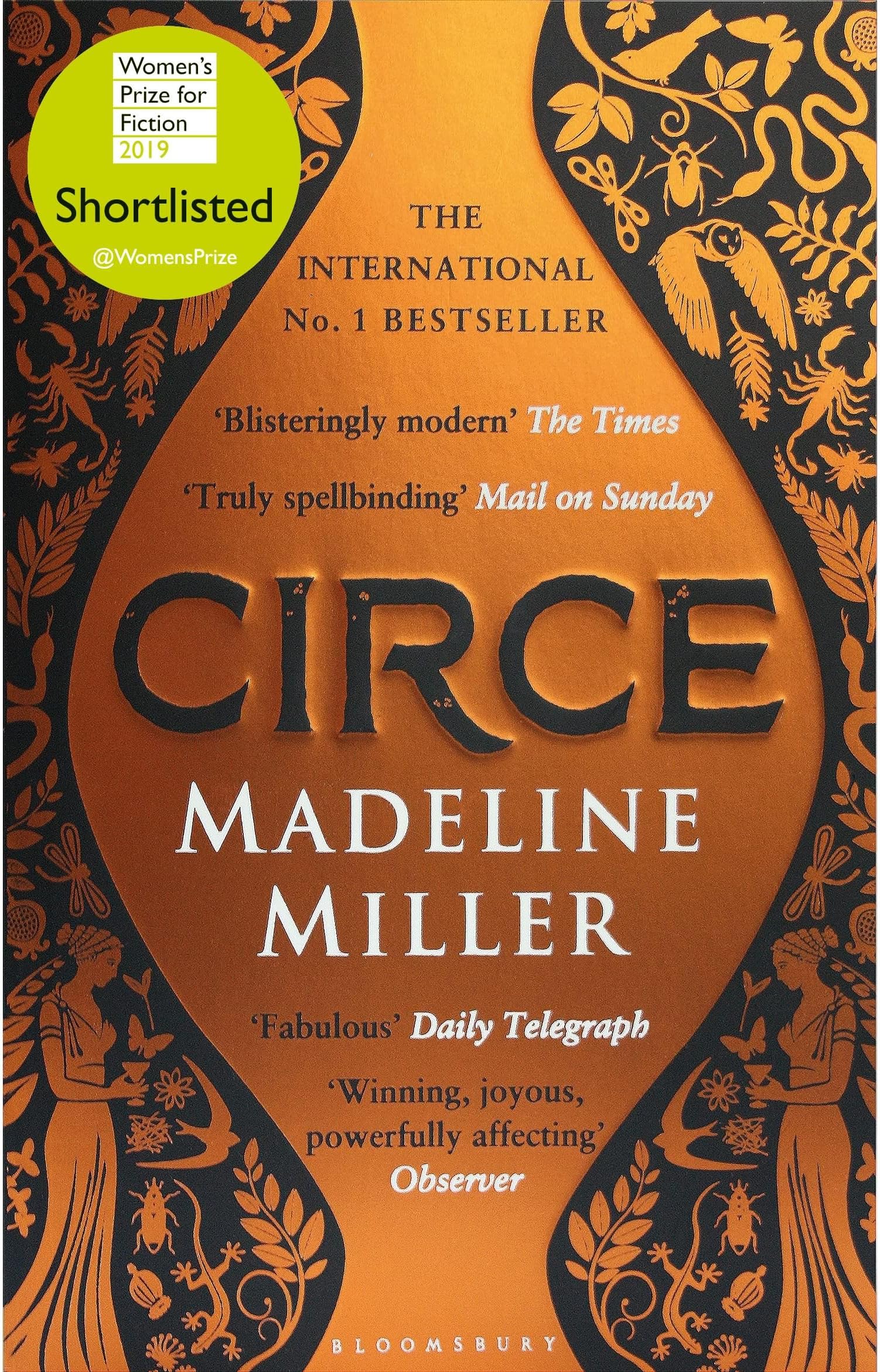 Circe: The International No. 1 Bestseller - Shortlisted For The Women'S Prize For Fiction 2019
