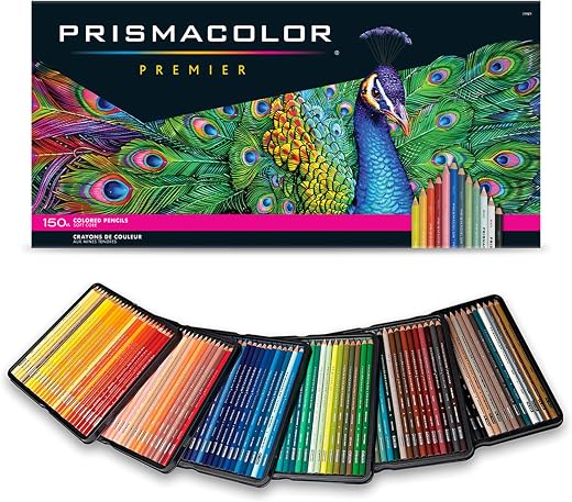 Sanford Prismacolor Soft Core Premier Colored Pencils, 150-Count