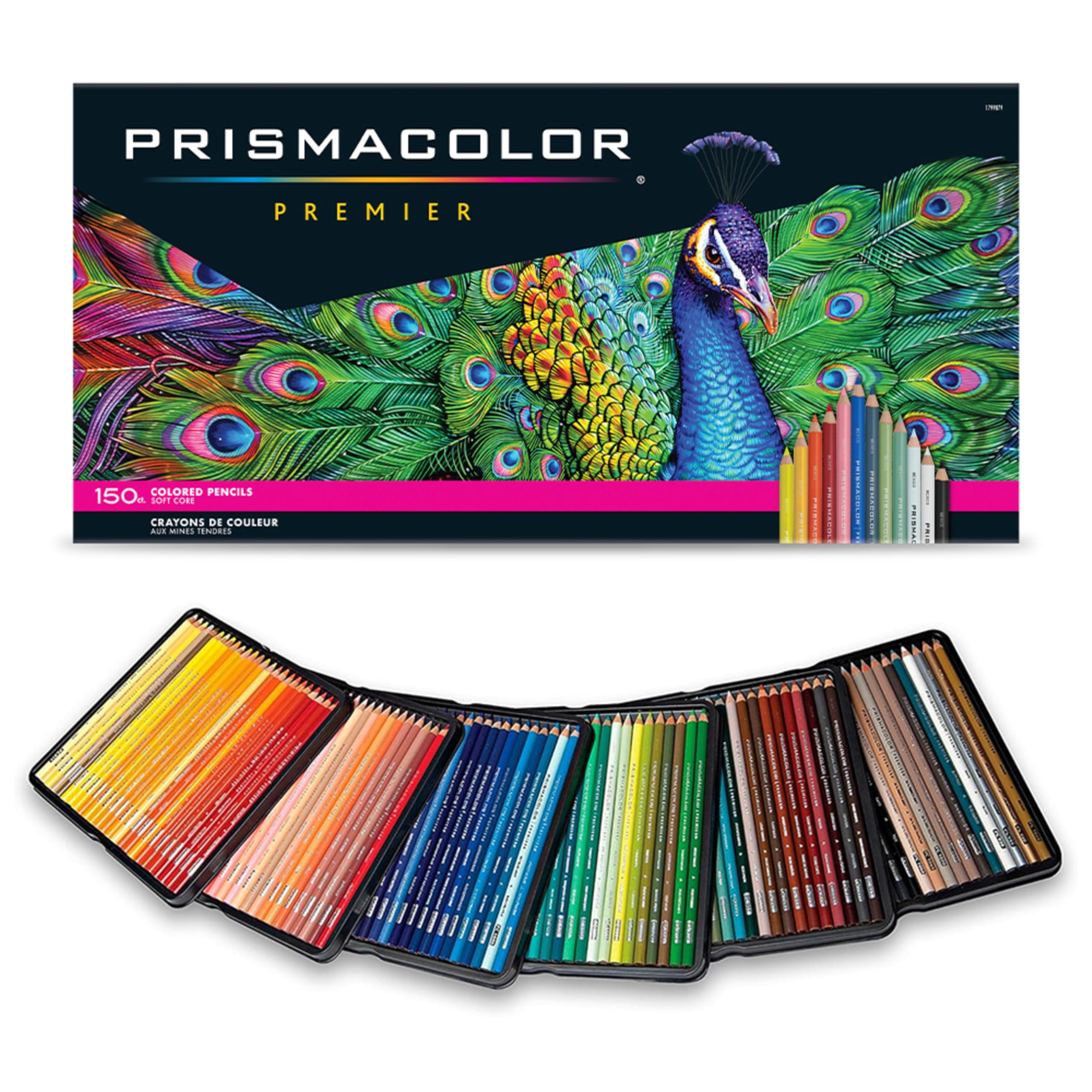 Lot de 150 Crayons de Couleur Prismacolor Premier pour Artistes