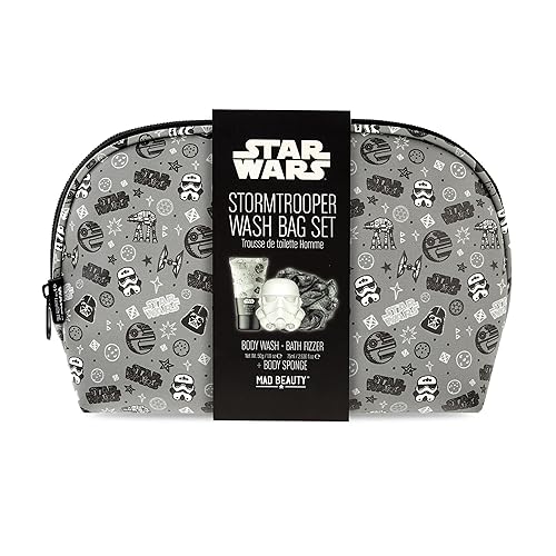 Miniatura 2 de MAD Beauty Juego de bolsas de lavado de Star Wars, incluye gel de baño, rociador y soplo de limpieza, gran regalo, relajarse y relajarse, mantenerse