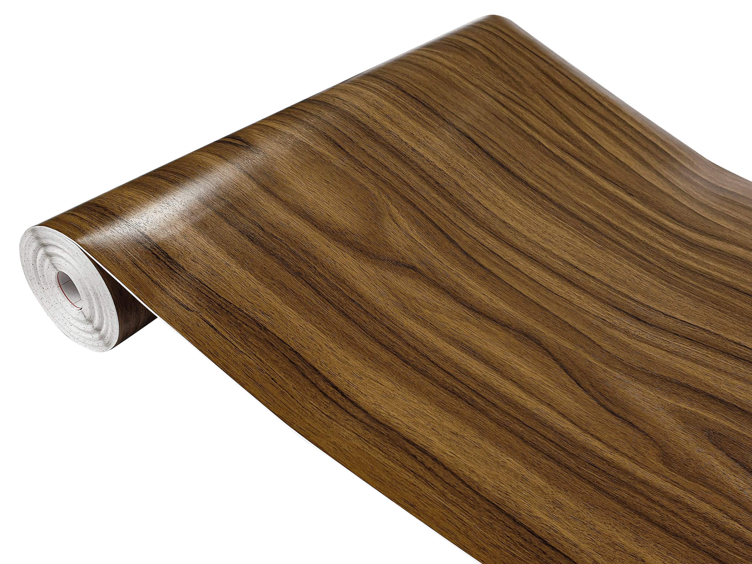 d-c-fix Folia samoprzylepna do mebli – średni orzech 67,5 cm x 15 m | Łatwa do czyszczenia folia samoprzylepna do kuchni, szafy, stołu i parapetu – nowoczesna i trwała