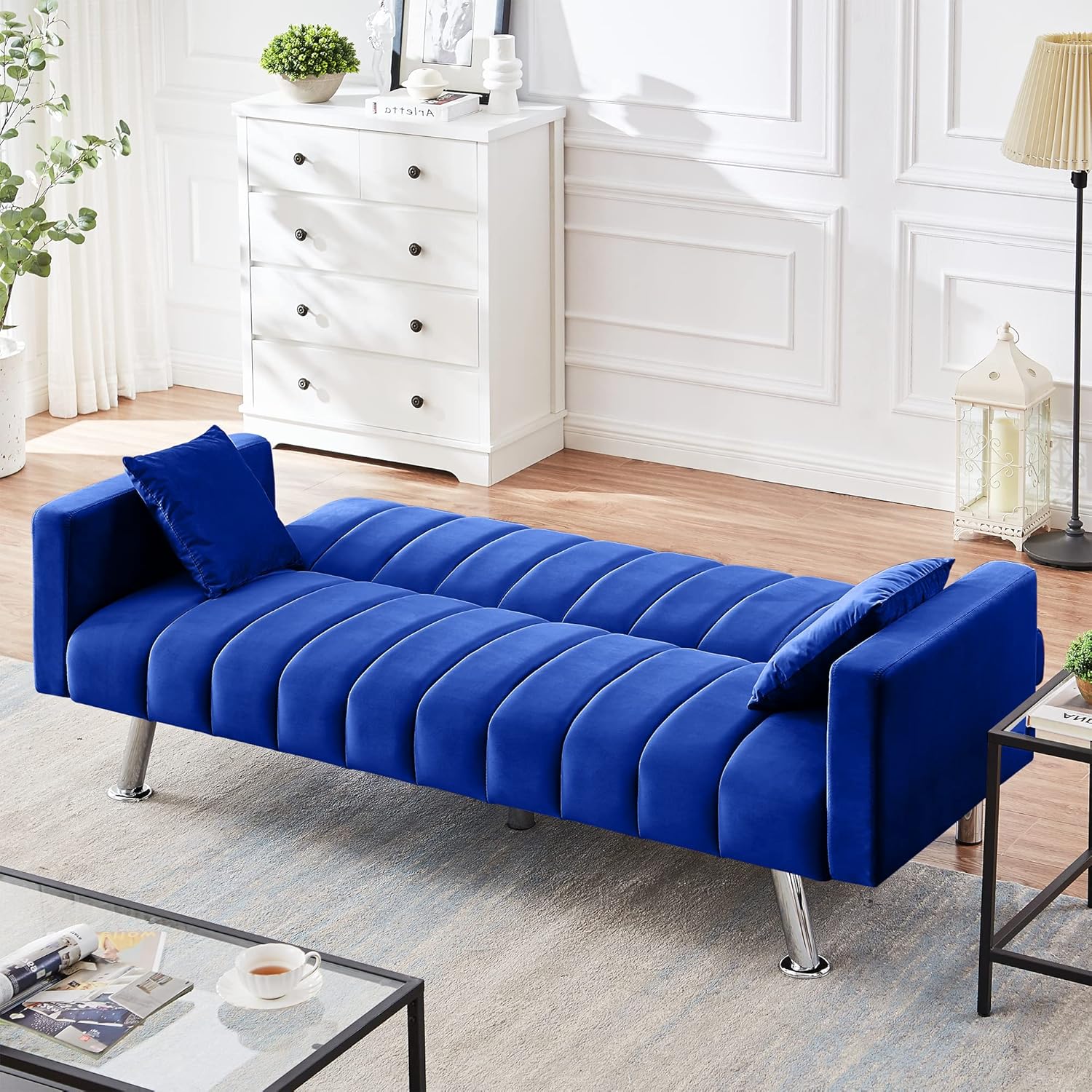 Buy Recaceik Modern Futon Sofa Bed, Convertible Folding Sofa Couch