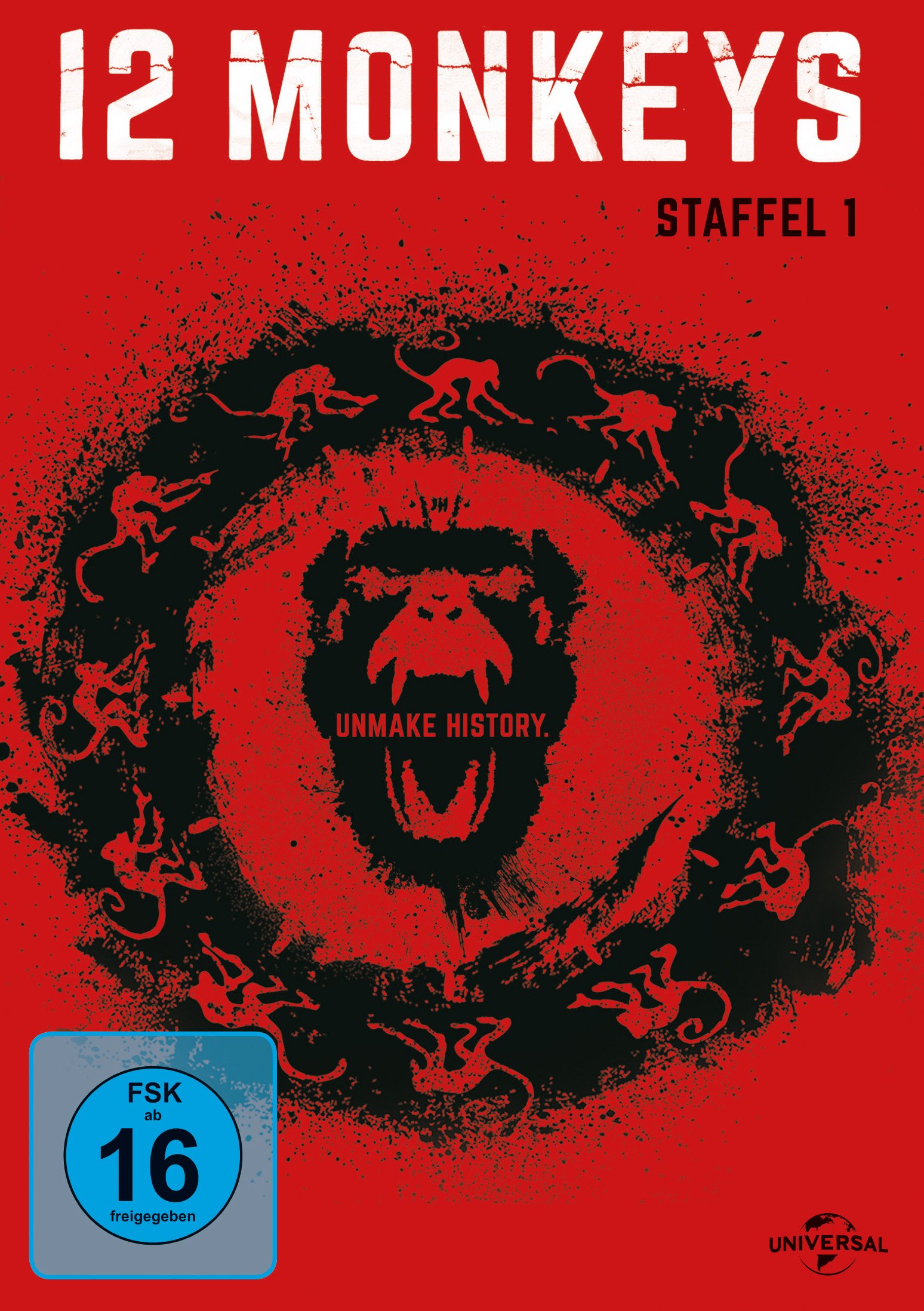 Serie de culto 12 Monkeys - Staffel 1 en formato DVD para tus noches de misterio