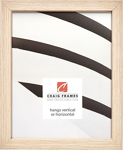 Craig Frames Farmhouse Essentials - Marco de fotos alto, 22 x 32 pulgadas, roble nórdico natural, beige