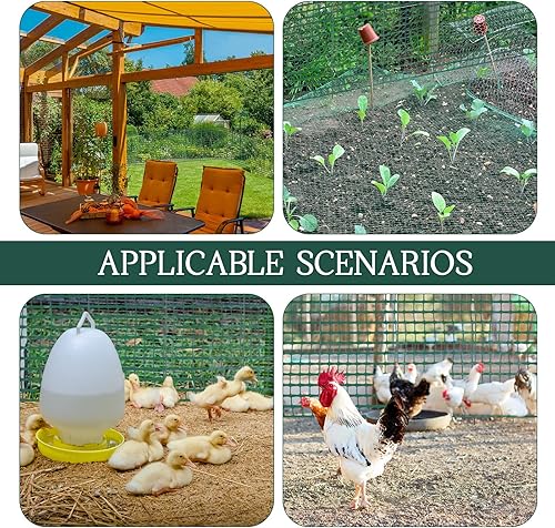 Miniatura 6 de Rollo de plástico para valla de jardín, barrera de seguridad para construcción de valla de nieve al aire libre, red de jardín, malla de 1.2