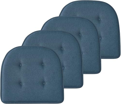 Miniatura 10 de Marina Decoration Cojín grueso y cómodo de alta calidad en forma de U para silla, de goma antideslizante, con copetudo, para asiento trasero de 17 x