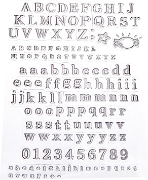 Artemio 10001163 Clear Stamps Alphabet #4