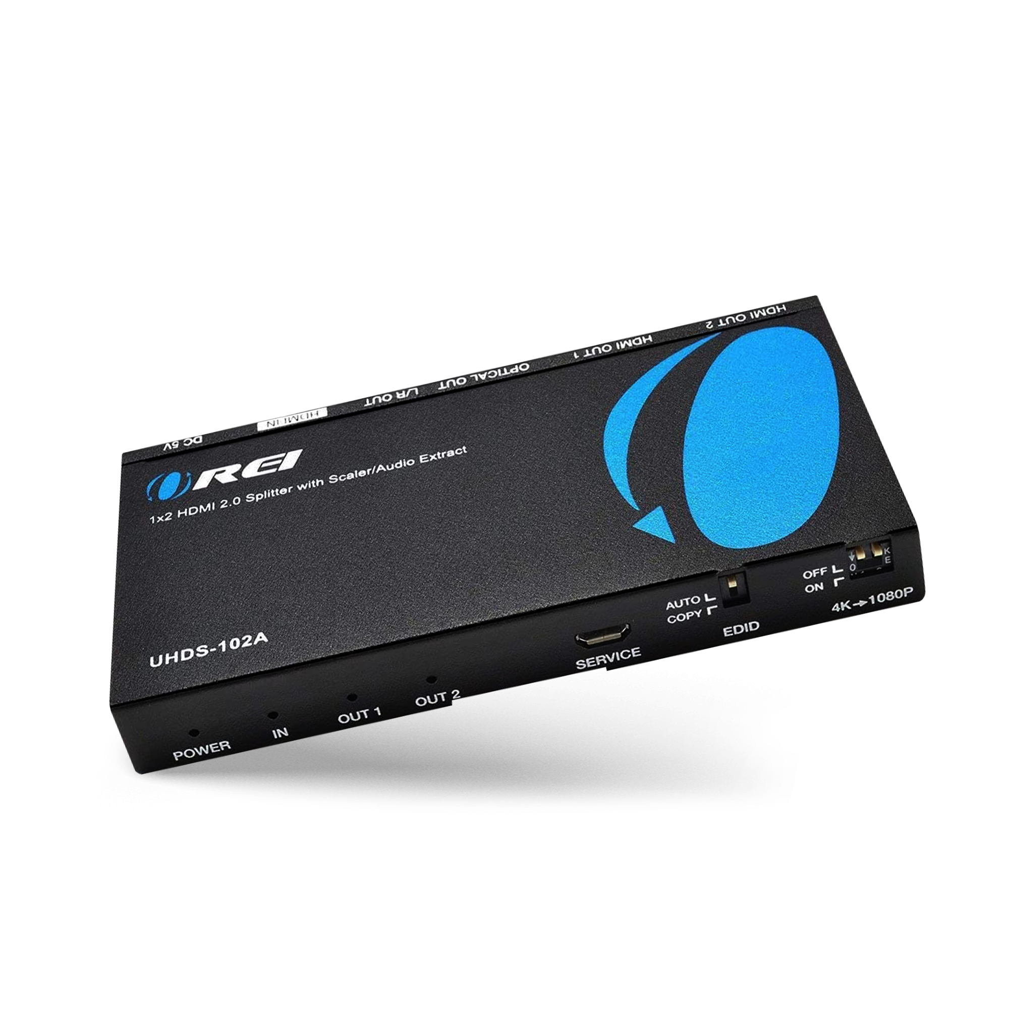 Amazon.com: OREI 1x4 2.0 HDMI Splitter with Scaler Audio Extractor