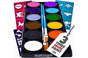Blue Squid Face Painting Kit for Kids