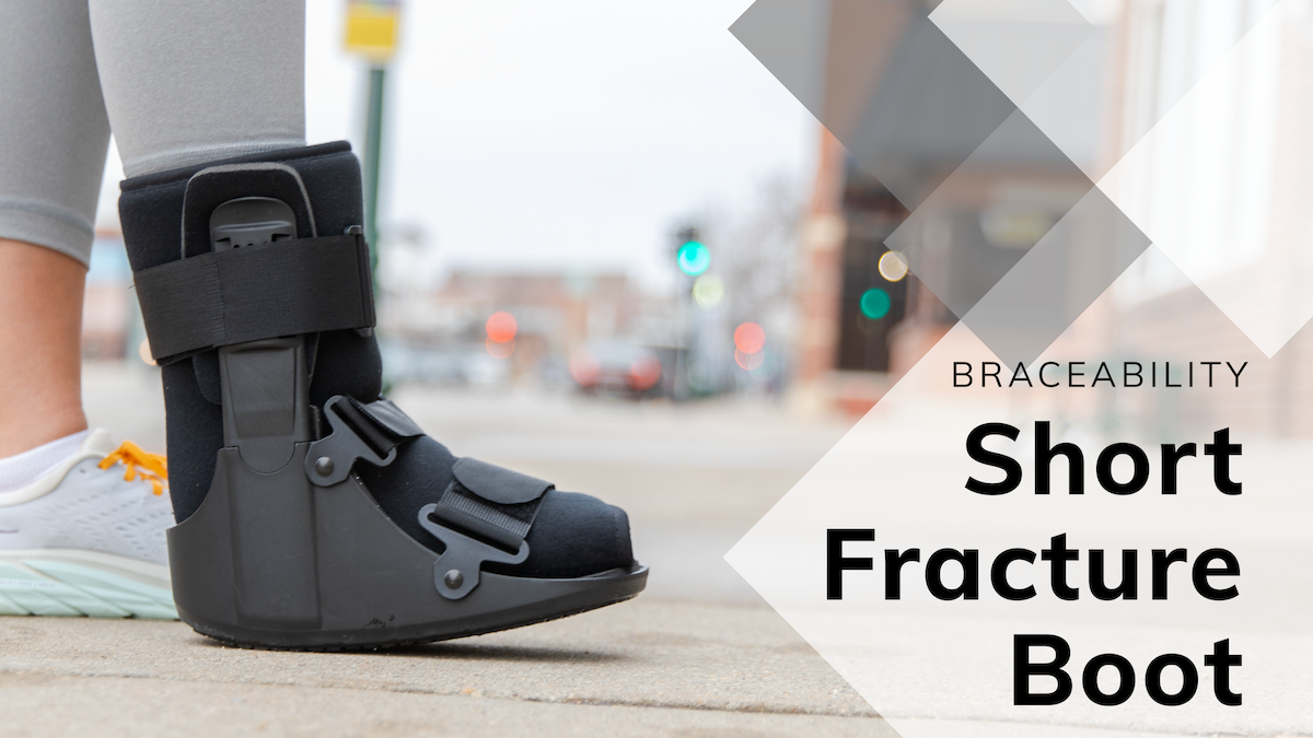 Short Air Walking Boot Broken Toe, Foot Fractures PDAC L4360 L4361