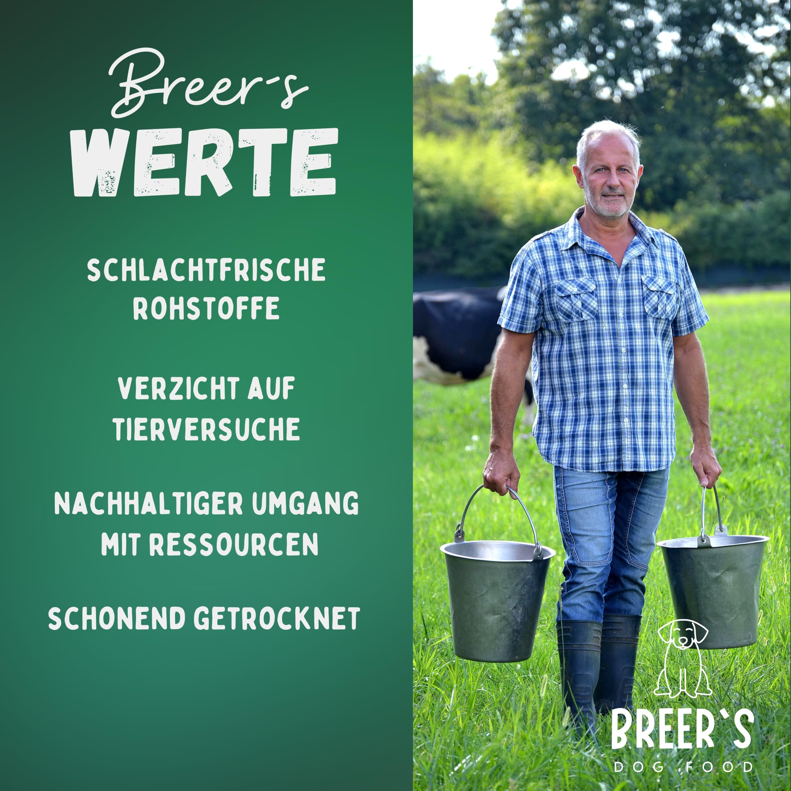BREERs Rinderlunge für Hunde getrocknet 1 Kg Kausnack aus eigener Deutscher Herstellung, Lunge Hundesnack in ausgezeichneter Qualität
