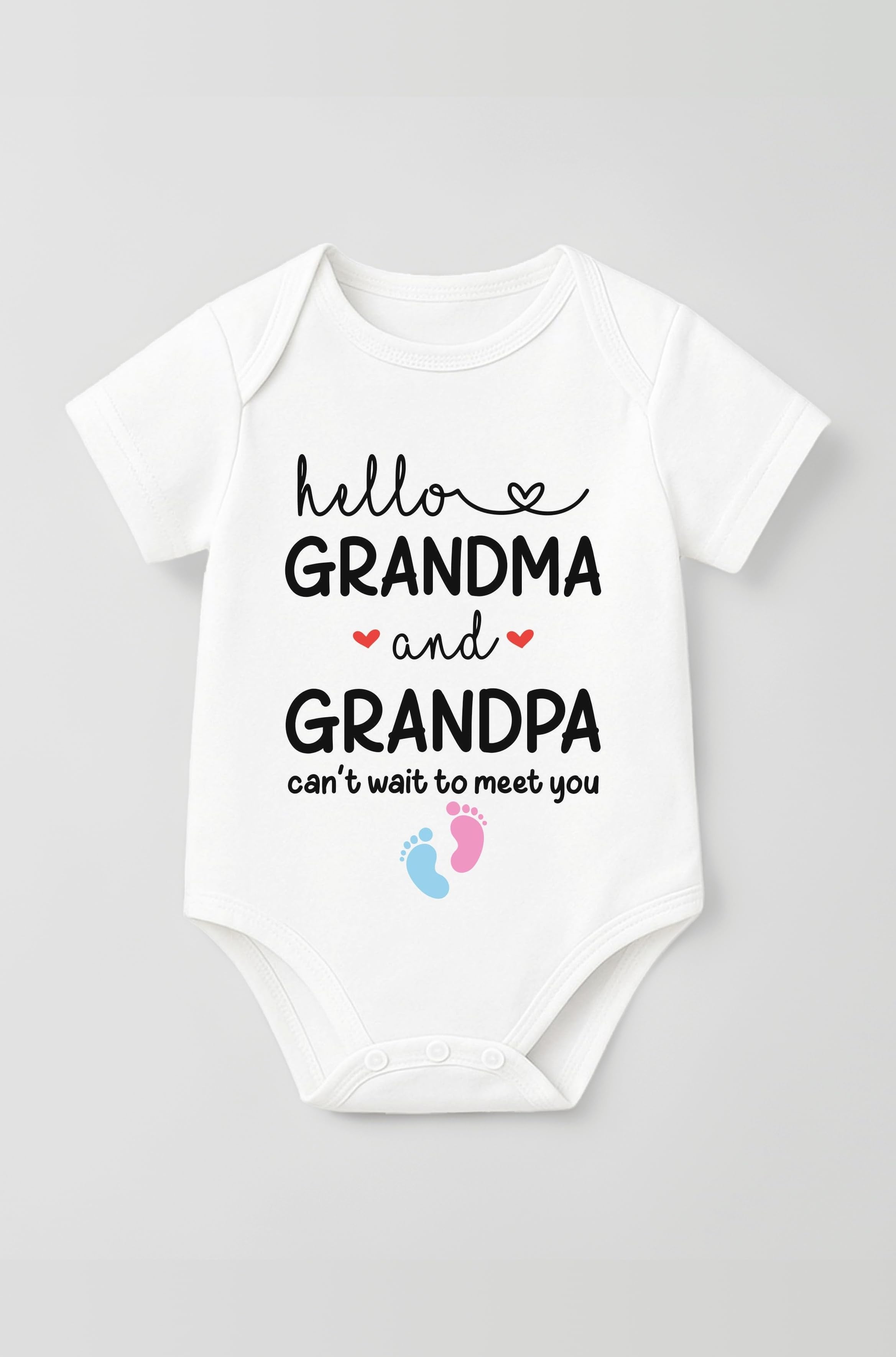 Lillypupp Pregnancy Announcement Gift for Grandparents to be | Baby Coming Soon Bodysuit | Reveal idea for Grandma, Grandpa, Dad, Husband, Aunt, Uncle or Family