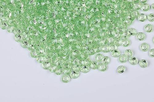 Miniatura 16 de 1000 piezas de gemas acrílicas de plástico, diamantes acrílicos falsos, cuentas de relleno de jarrón, cristales de diamantes sintéticos, joyas