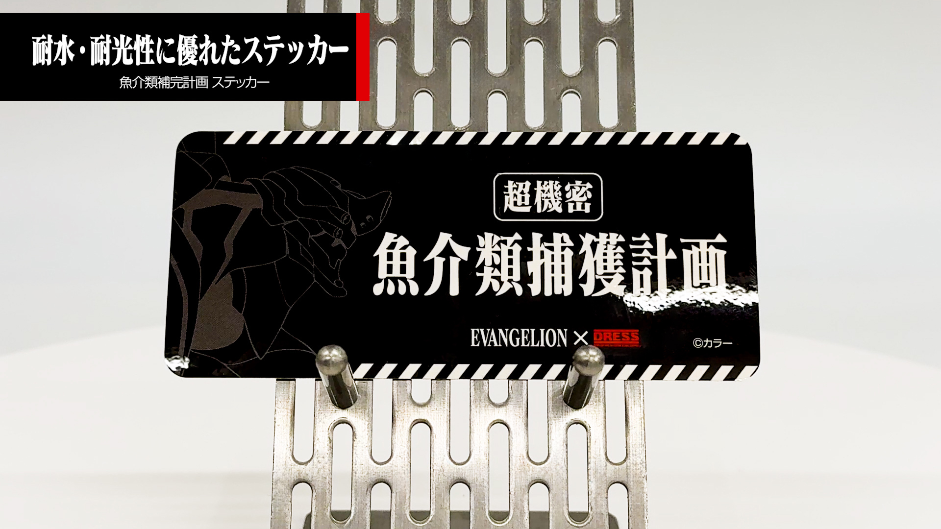 Amazon.co.jp: EVA×DRESS 魚介類補完計画 ステッカー エヴァンゲリオン