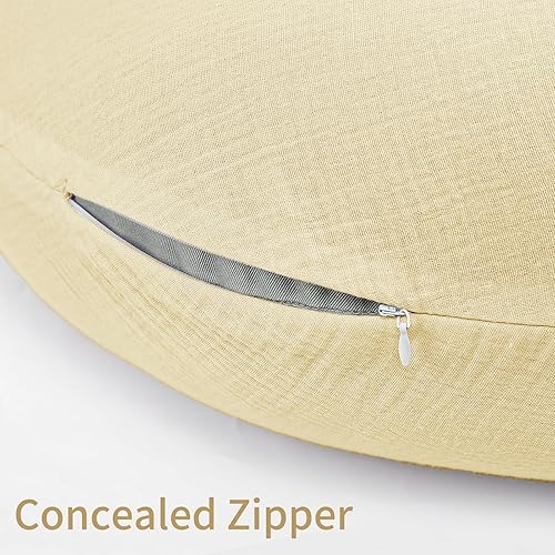 Miniatura 5 de SWESEN Funda de almohada de lactancia, funda extraíble suave para almohadas de lactancia, funda de almohada para bebés niños y niñas, cómoda y