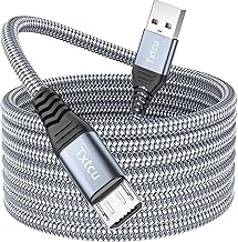 Txtcu Micro USB Cable 5m, Long Micro Charger Cable Android Charging Cable Braided PS4 Controller Charge Cable Compatible for Samsung Galaxy S7/S5/J3/J5/J7,Huawei,HTC,LG,PS4,Kindle,Xbox,Nexus,Nokia