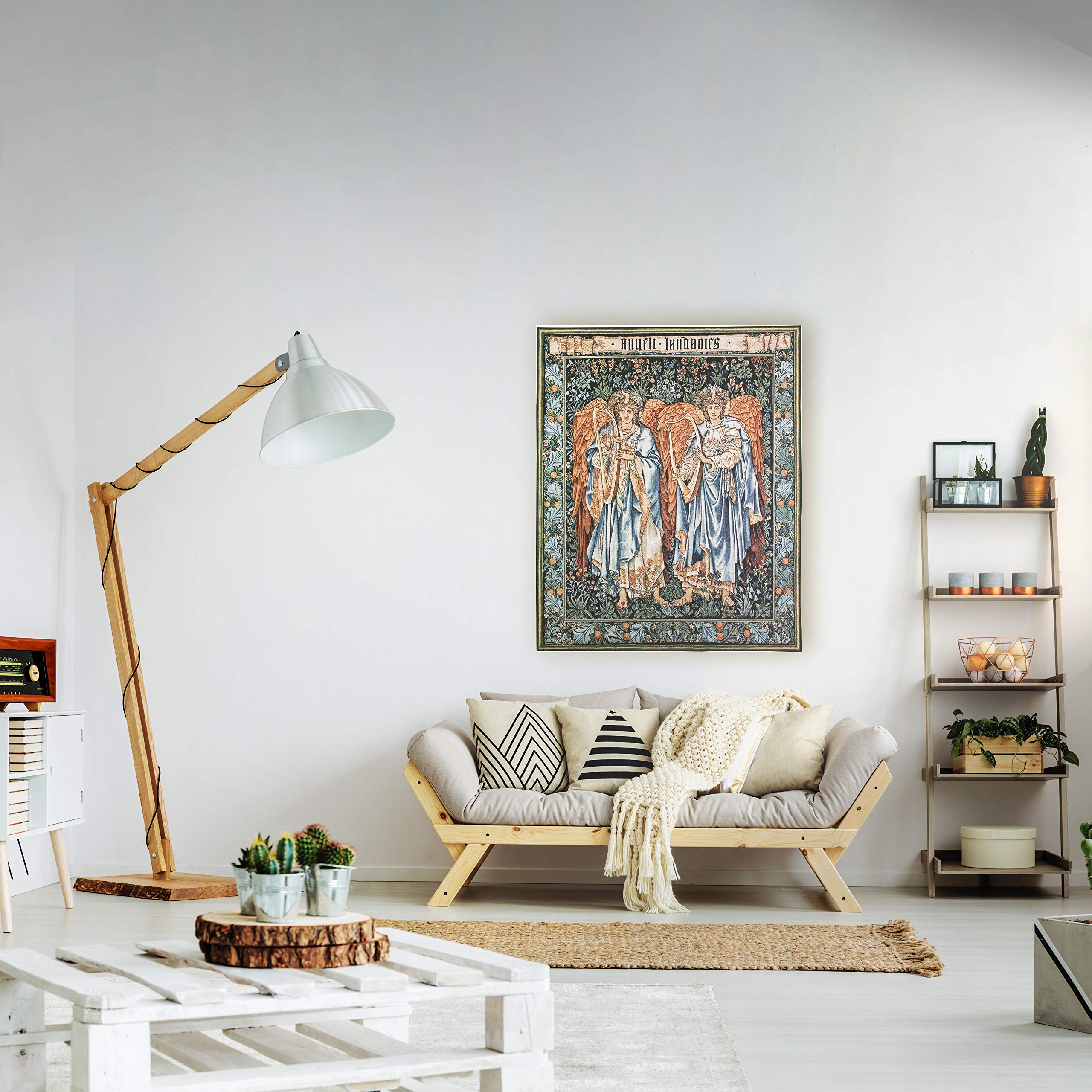 Amazon.com: Angeli Laudantes by Sir Edward Coley | Woven Tapestry