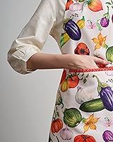 Vista 449 de Maison d' Hermine Delantal 100% de algodón para mujeres con bolsillo de cocina delantal de chef para hombres, decoración de Pascua