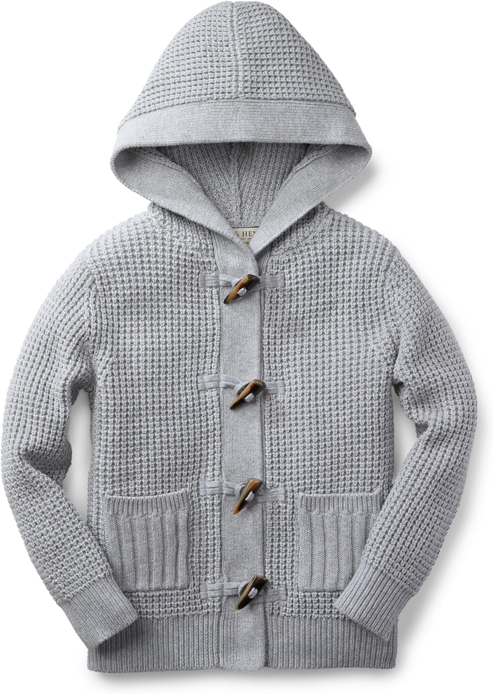 Hope & Henry Boys' Hooded Pullover Sweater