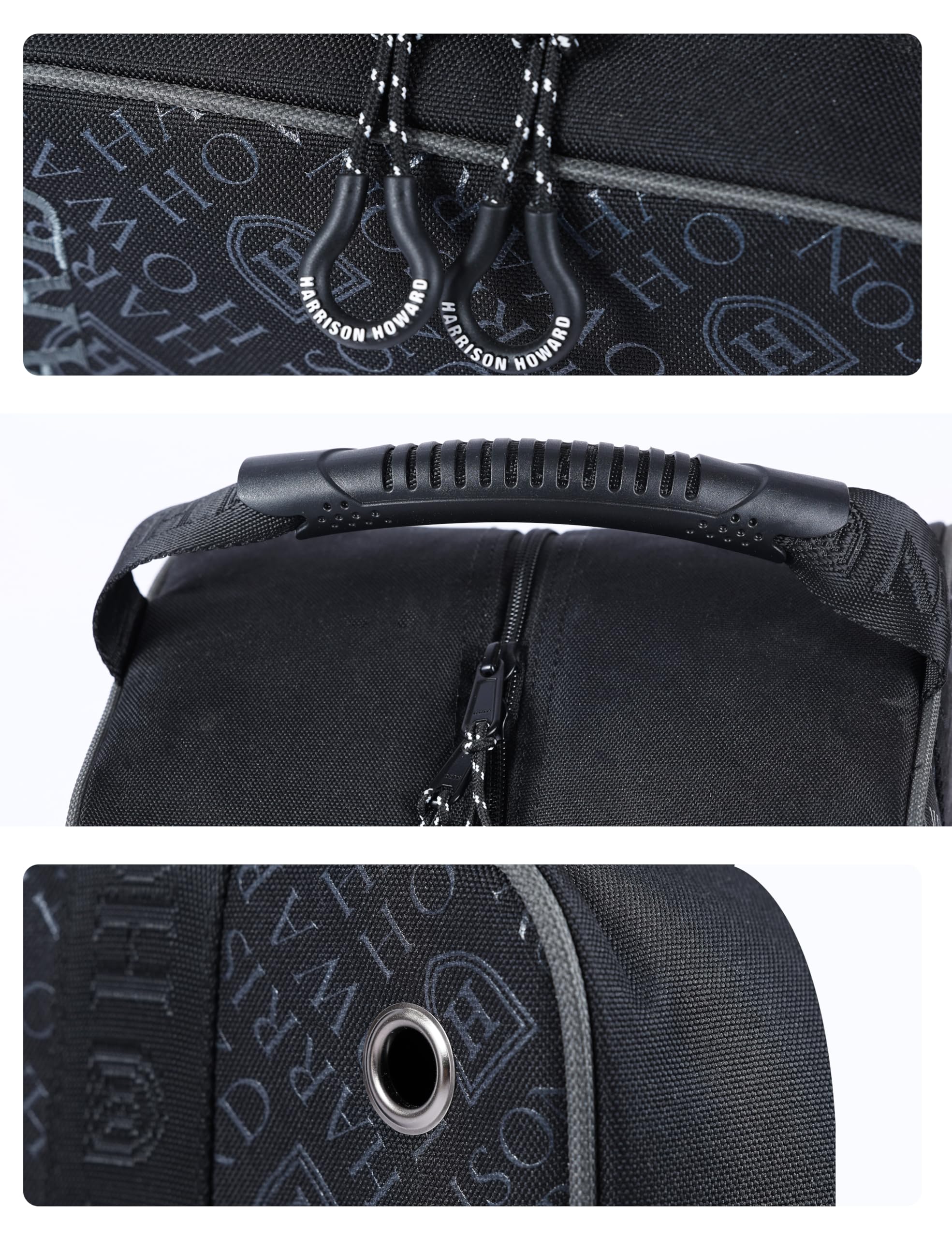 Harrison Howard Bolsa alta para botas ecuestres, bolsa de viaje para guardar casco, accesorios de látigo de caballo, bolsa de almacenamiento para botas, Negro, Moderno