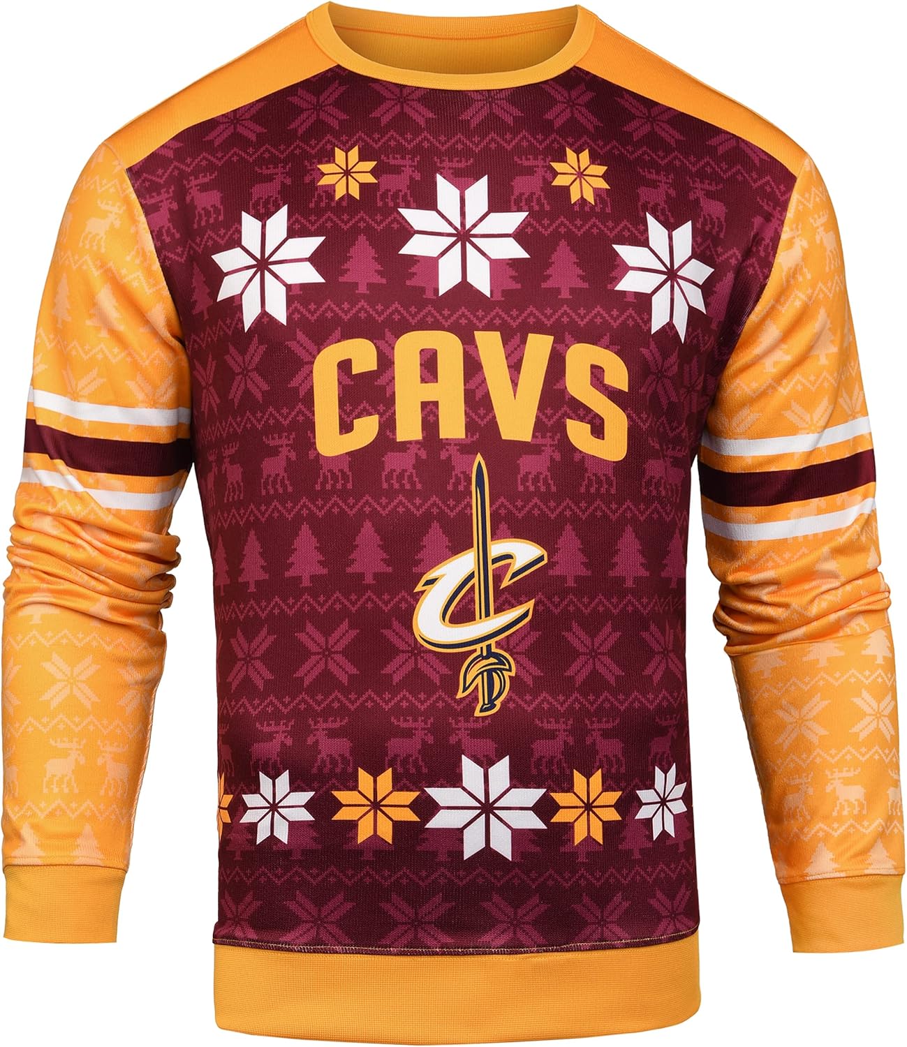 FOCO NBA Men's Printed Ugly Sweater