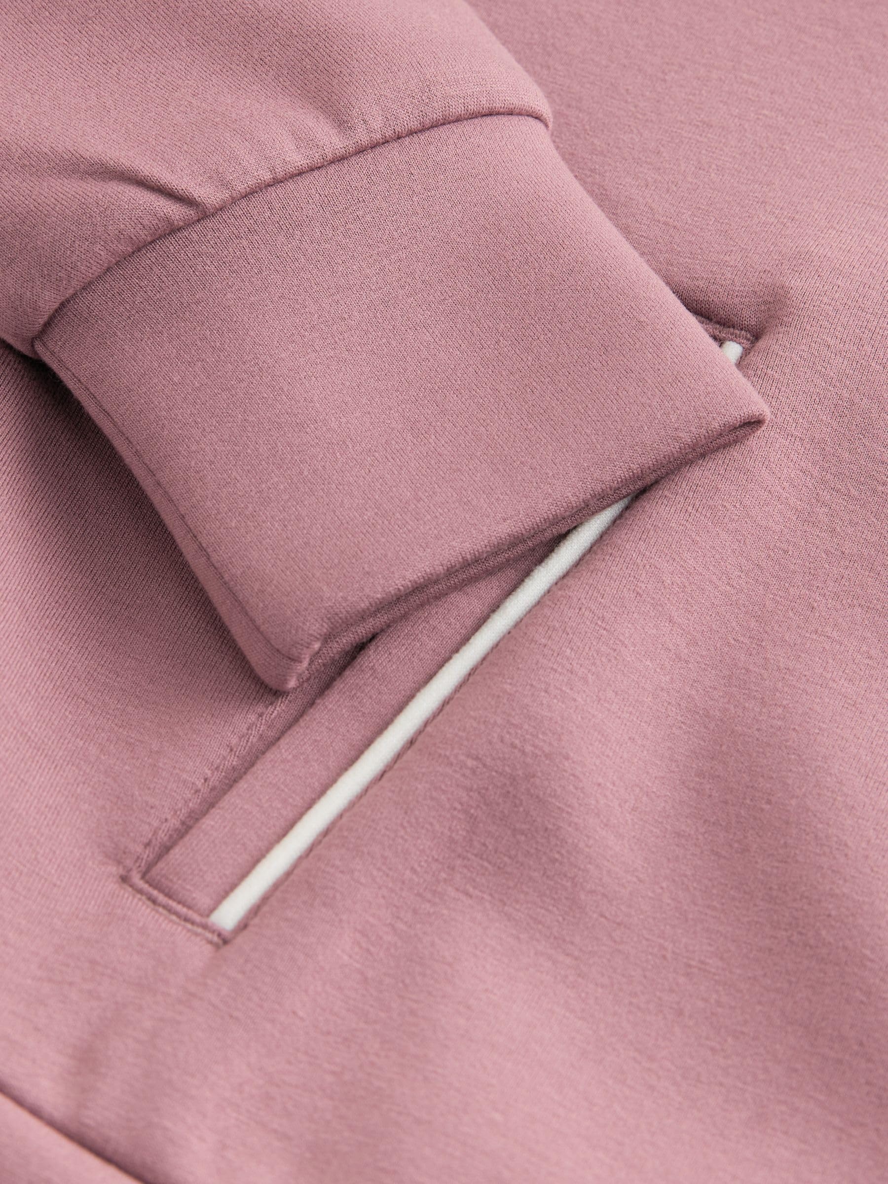 NEXT Fille Ensemble pantalon de jogging large et sweat ras du cou zippé