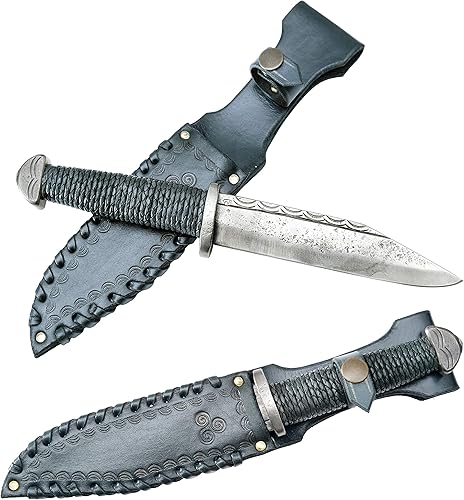 Toferner Cuchillo vikingo - Ojo de Odín - Regalo original - Cuchillo forjado a mano - Colección de arte - Antigüedad.Idea Hermoso producto