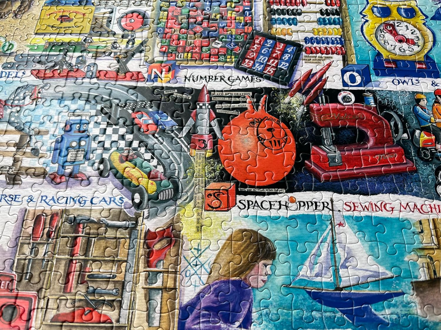 Space Hoppers & Scooters 1000 Piece Jigsaw Puzzle | Val Goldfinch | Sustainable Puzzle for Adults | Premium 100% Recycled Board | Great Gift for Adults | Gibsons Games