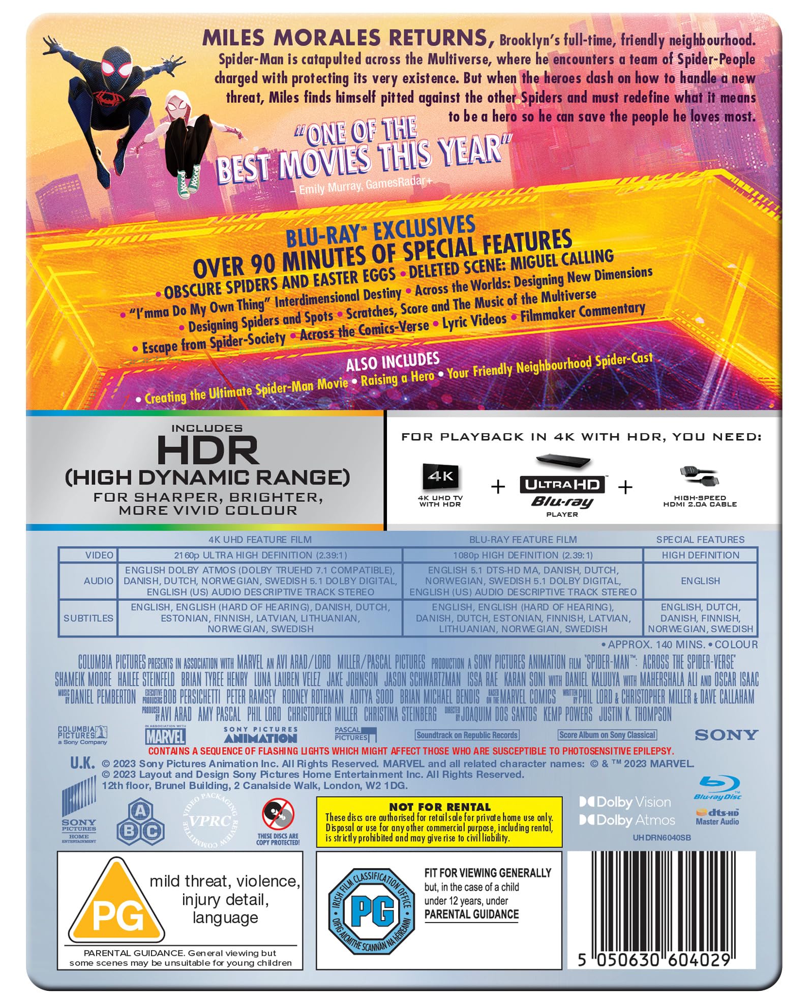 Spider-Man: Across the Spider-Verse (Steelbook) [USA] [Blu-ray]