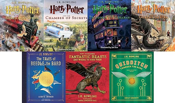 Amazon.com: Harry Potter Illustrated Collection (Pack of 6 ...