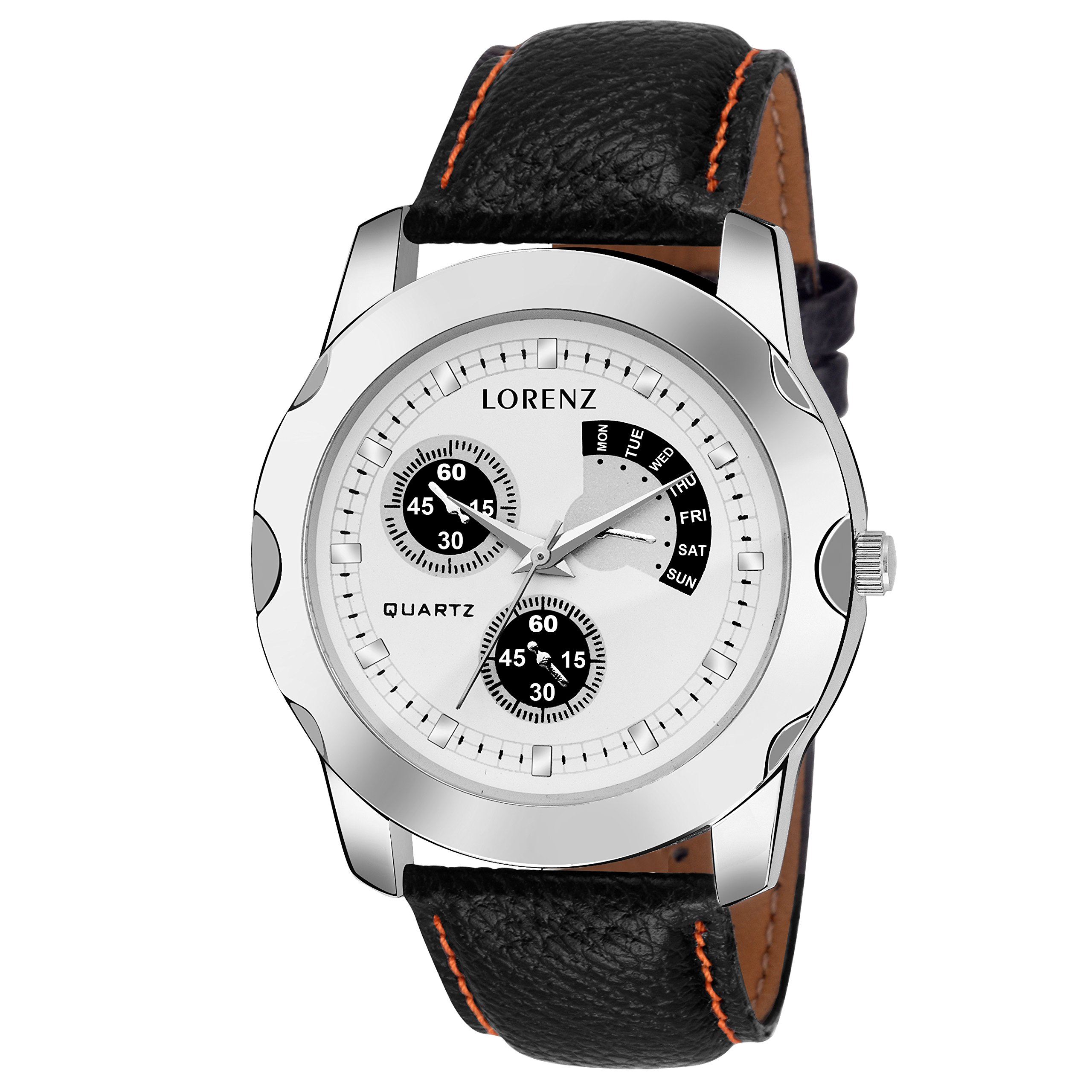 LORENZ Analog White Dial Mens Watch- MK-1069A (B07CF43KVD) Amazon Price History, Amazon Price Tracker