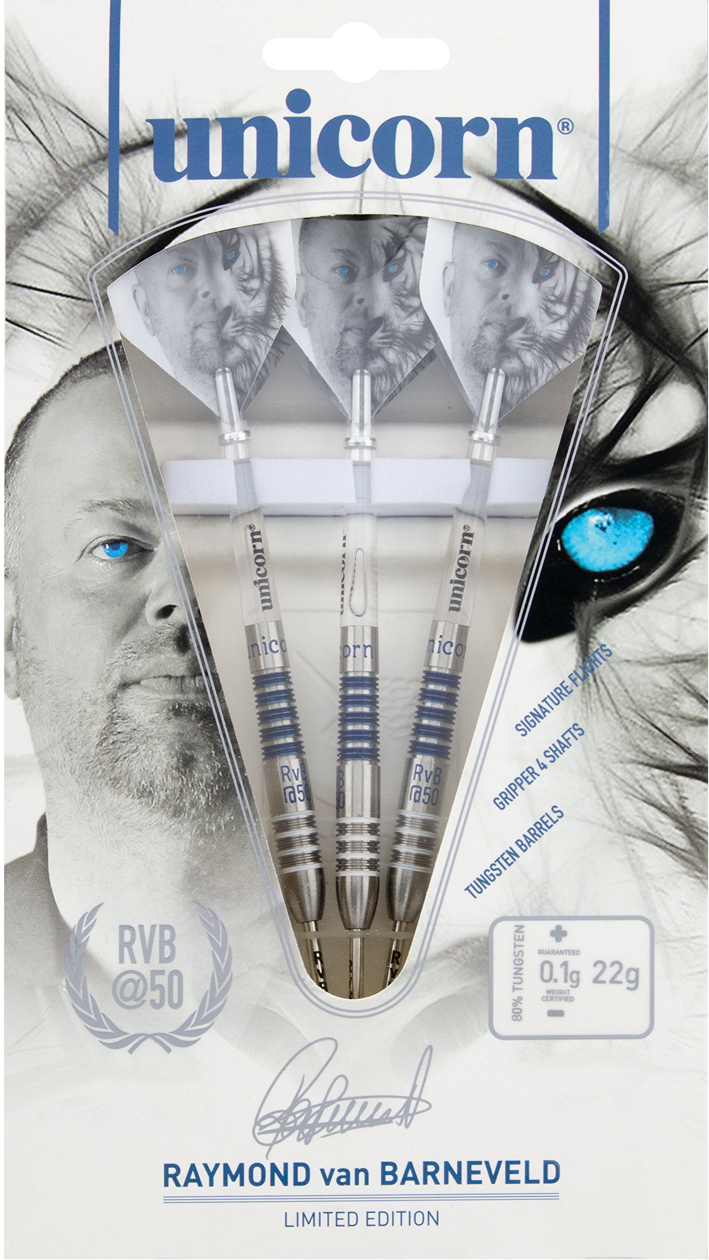 Unicorn Rvb 50 Raymond Van Barneveld Steel Dart Limited Birthday