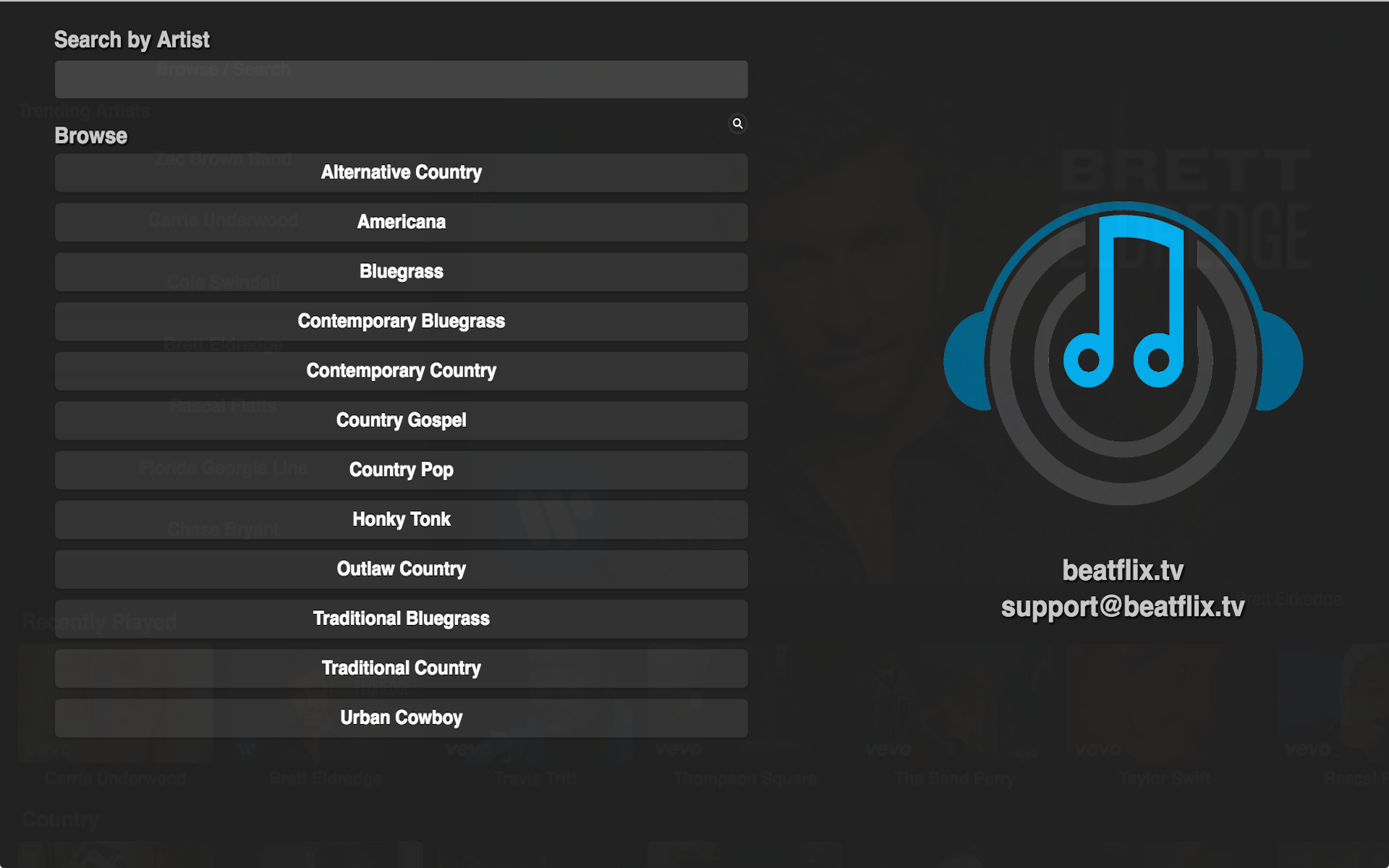 Country Music TV App on the Amazon Appstore