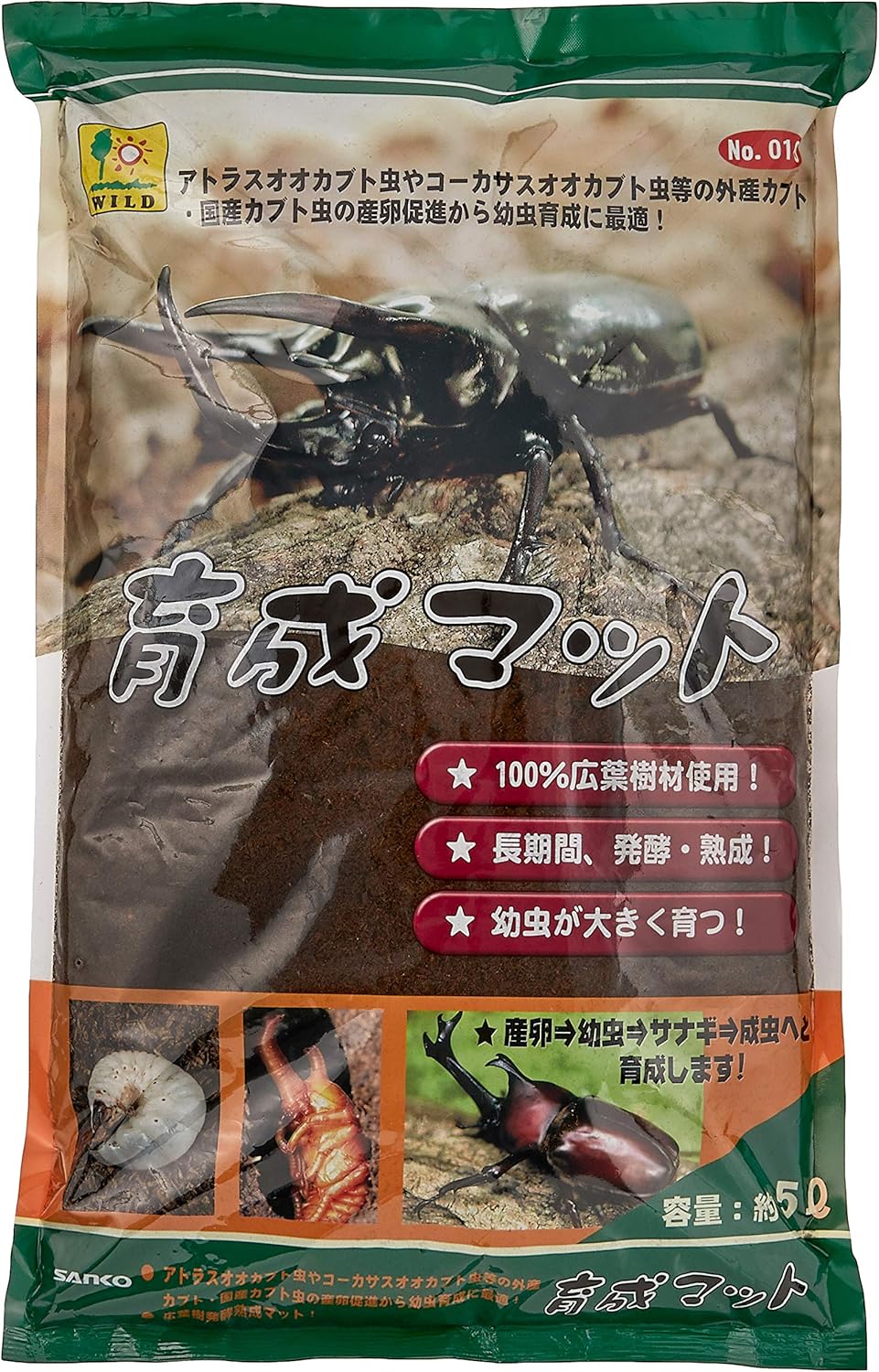 三晃商会 ｓａｎｋｏ 育成マット カブトムシ １０リットル