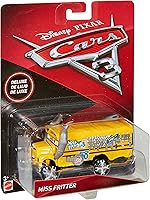 Vista 14 de Vehículo de lujo Miss Fritter moldeado a presión Disney Pixar Cars 3