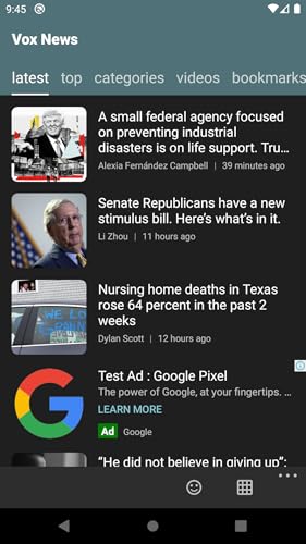 News Reader for Vox News